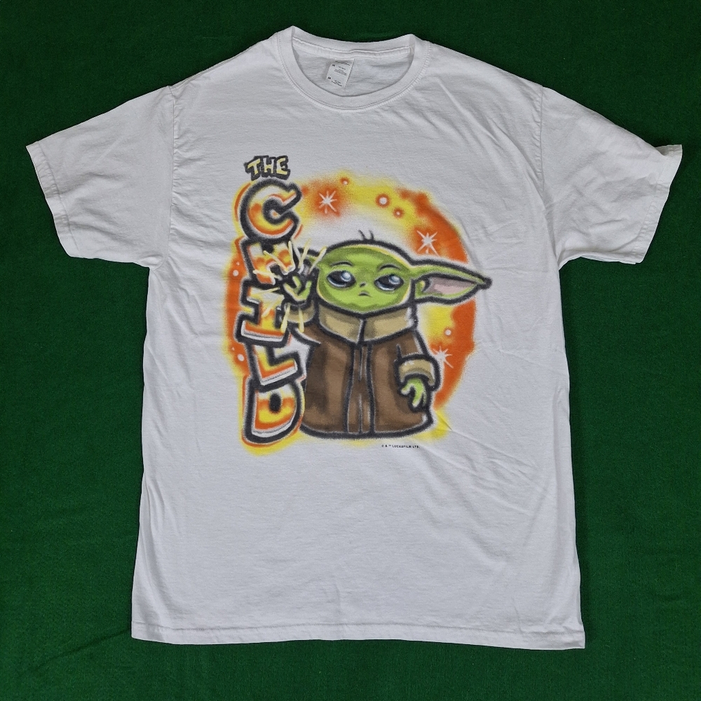 Star Wars Kids White T-Shirt with The Child Design